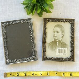 Picture Frames Metal Floral (Lot 2) One NWOT